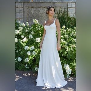 Few Moda - Aigo Bridal Wedding Dress similar to Reformation Lecce Bride NWT